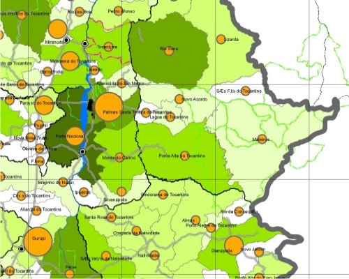 Tocantins - Populao urbana e rural