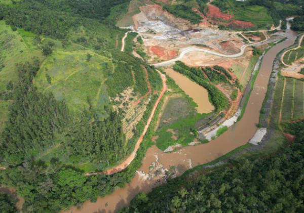 Local da futura barragem do Reservatório Pedreira (Campinas)